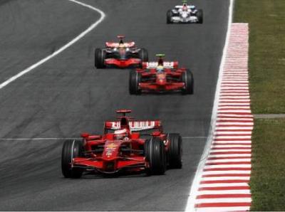 Raikkonen apuntal&oacute; supremac&iacute;a ferrarista en Espa&ntilde;a